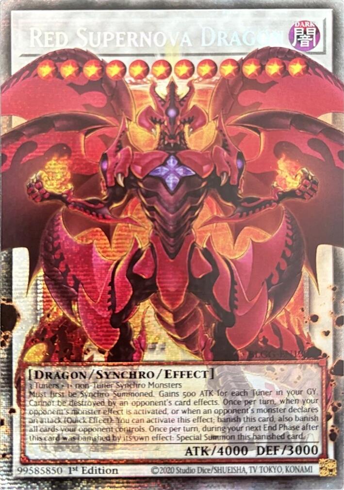 Red Supernova Dragon (Starlight Rare) [BLGG-EN139] Starlight Rare