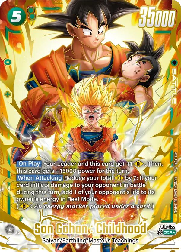 Son Gohan : Childhood (FB10-122) (Alternate Art) [Cross Force]
