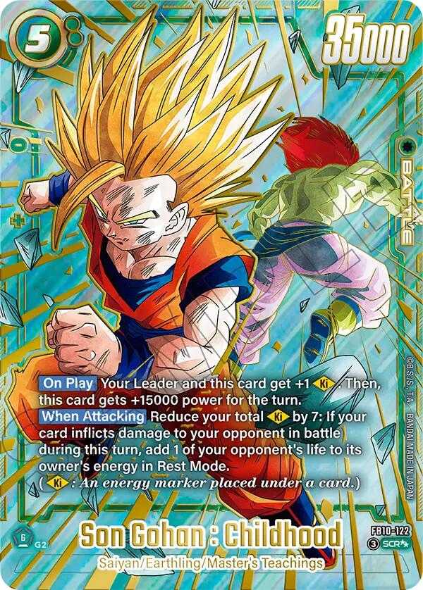 Son Gohan : Childhood (FB10-122) (Super Alternate Art) [Cross Force]