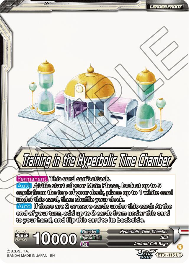 Training in the Hyperbolic Time Chamber // Completed Training in the Hyperbolic Time Chamber (SLR) (BT31-115) [Impact Beyond Dimensions]