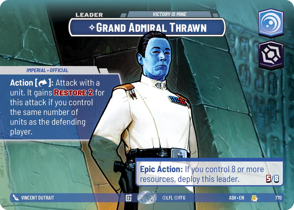 Grand Admiral Thrawn - Victory is Mine (770) (Showcase) (770) [Ashes of the Empire]