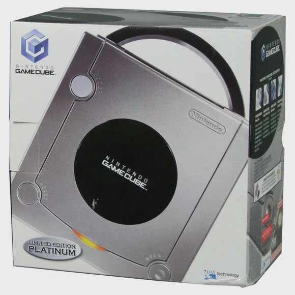 Nintendo Gamecube System Platinum Silver Console