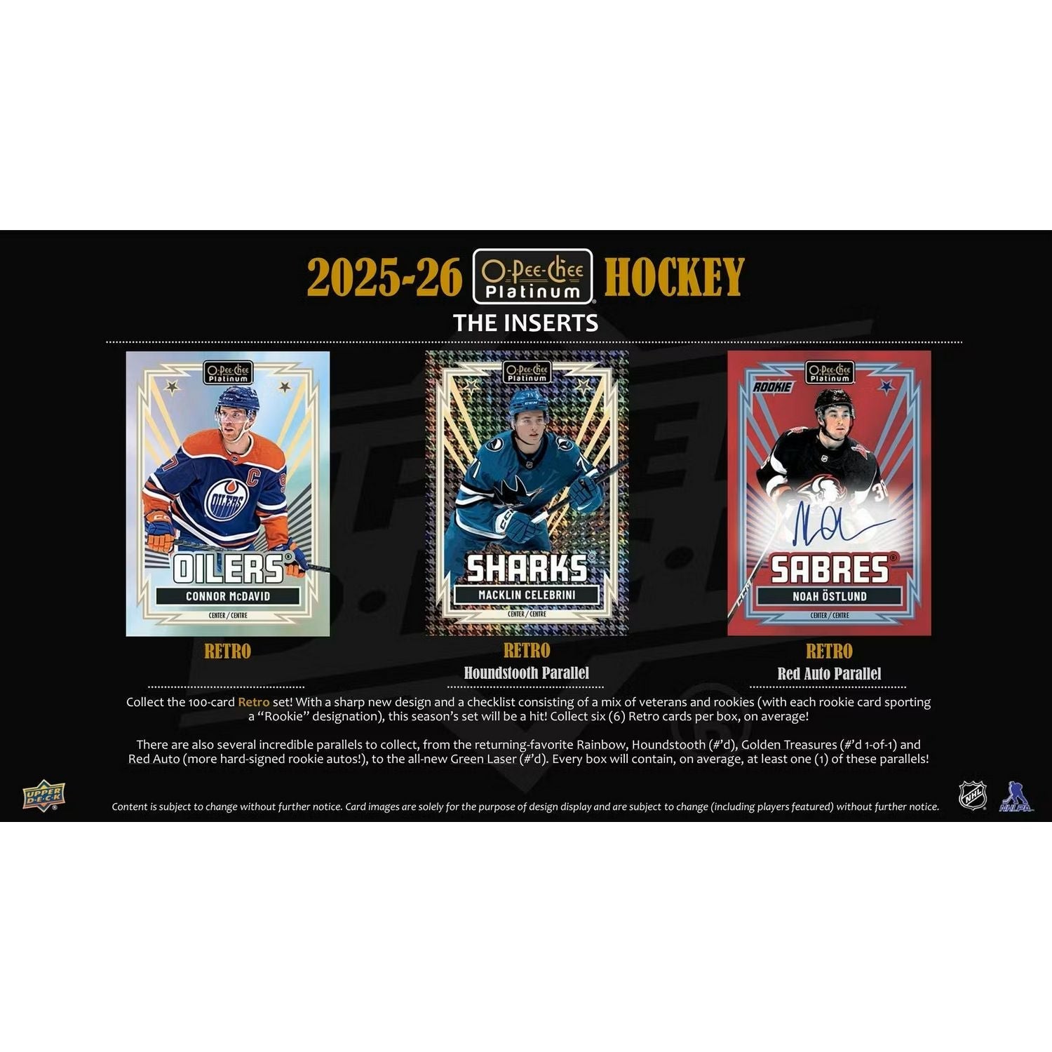 2025-26 Upper Deck O-Pee-Chee Platinum Hockey Hobby Box *Contact Us To Order*
