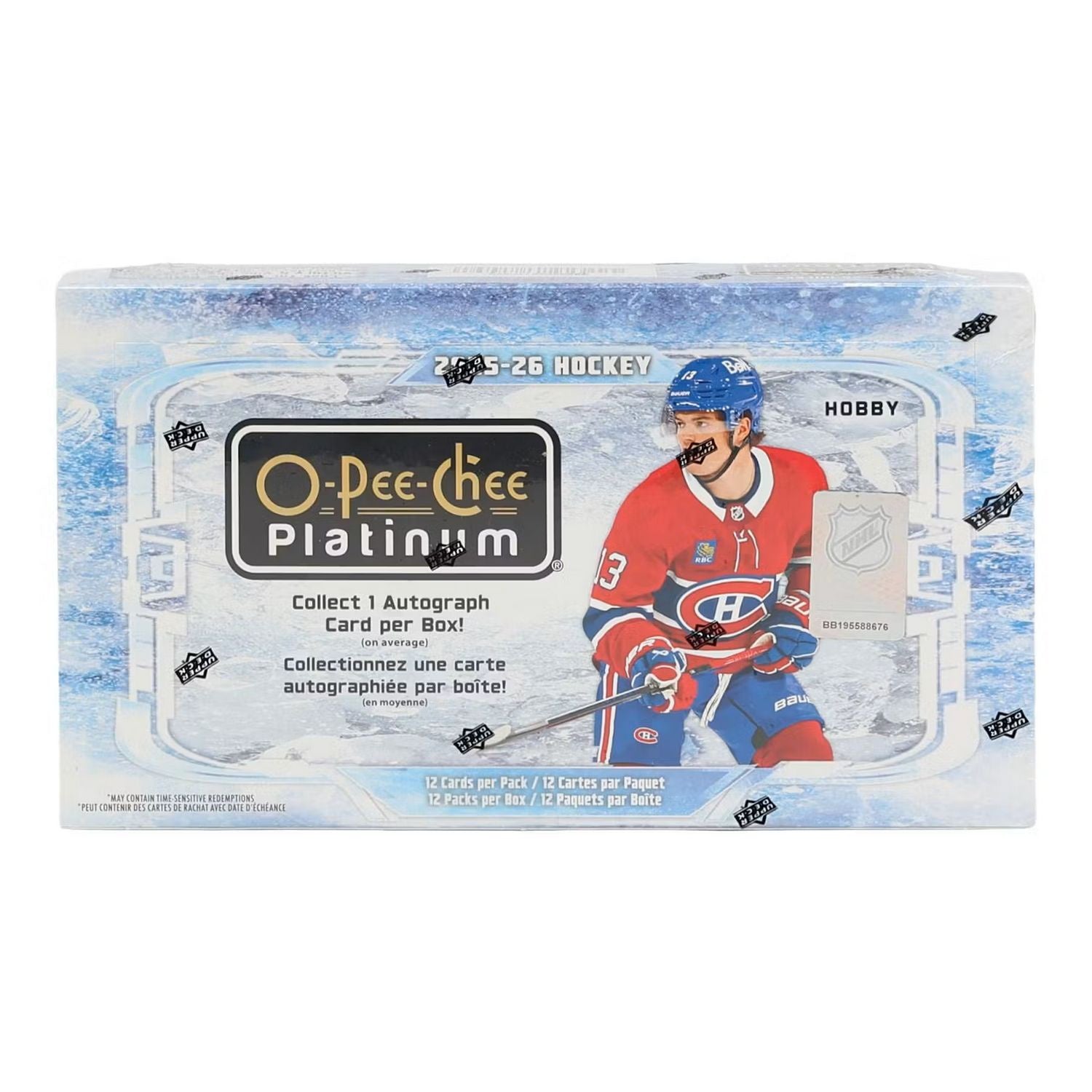 2025-26 Upper Deck O-Pee-Chee Platinum Hockey Hobby Box *Contact Us To Order*