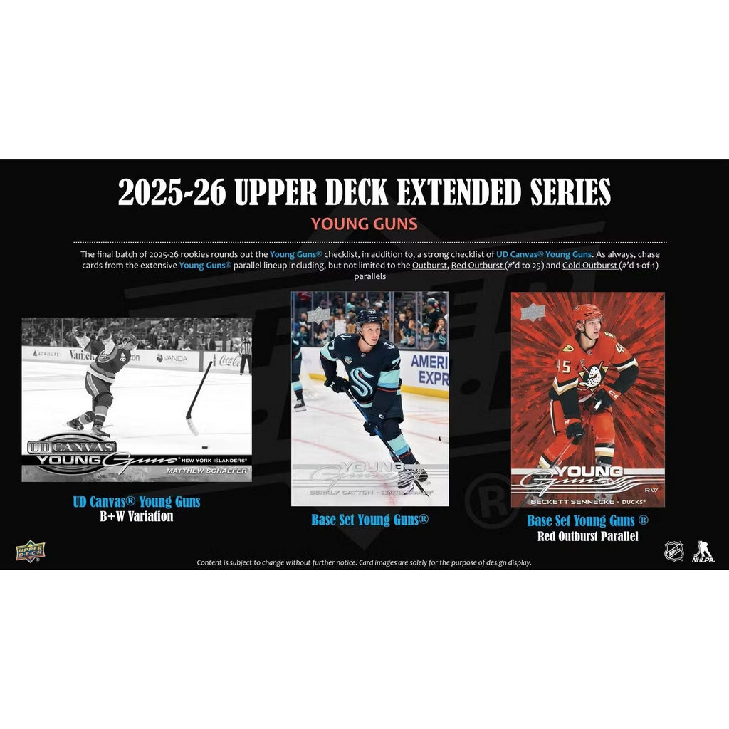 2025-26 Upper Deck Extended Series Hockey Hobby Box *Contact Us To Order*
