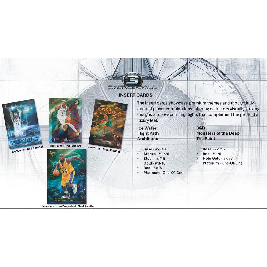 2025-26 Topps Three Basketball Hobby Box