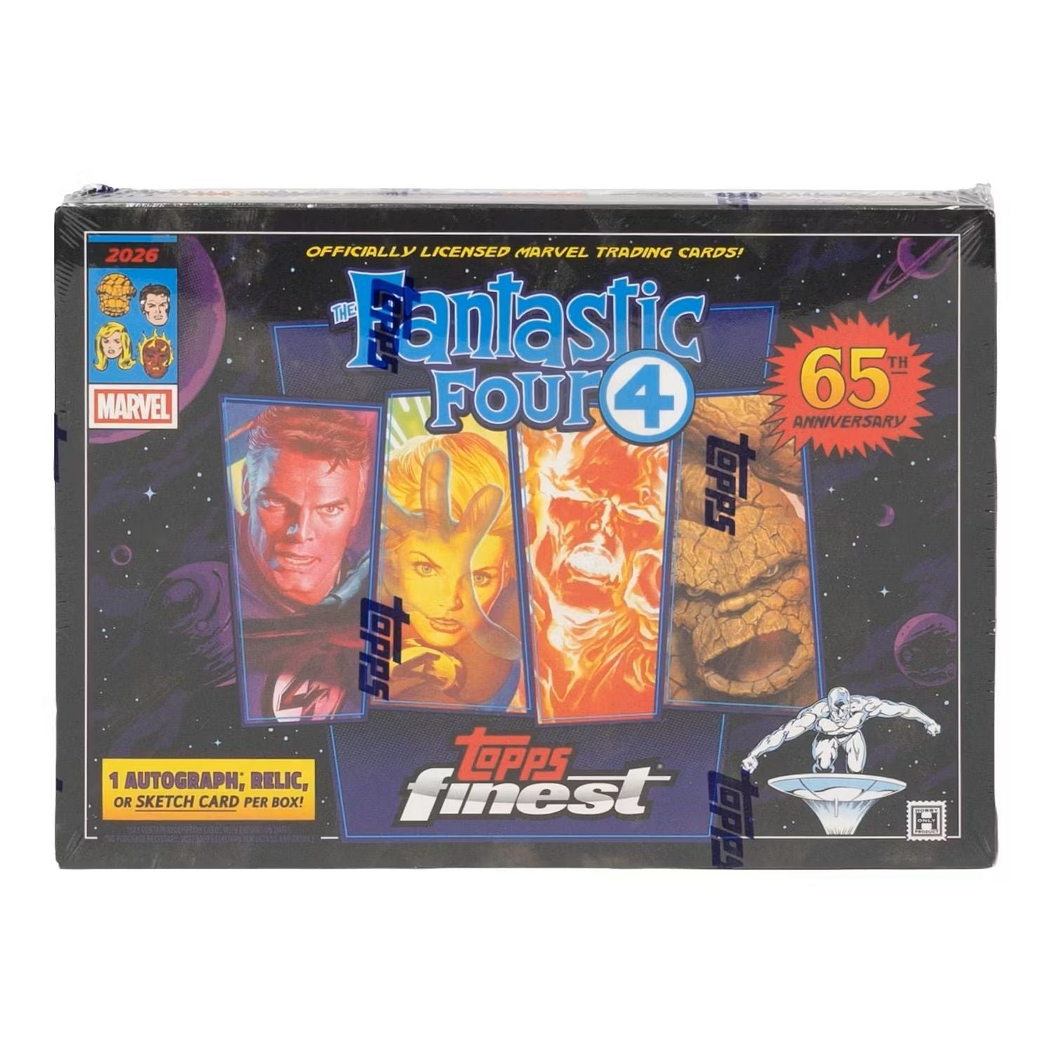 2026 Topps Finest: Fantastic Four 65th Anniversary Hobby Box