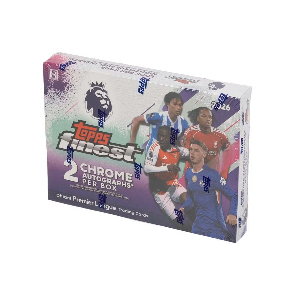 2026 Topps Finest Premier League EPL Soccer Hobby Box