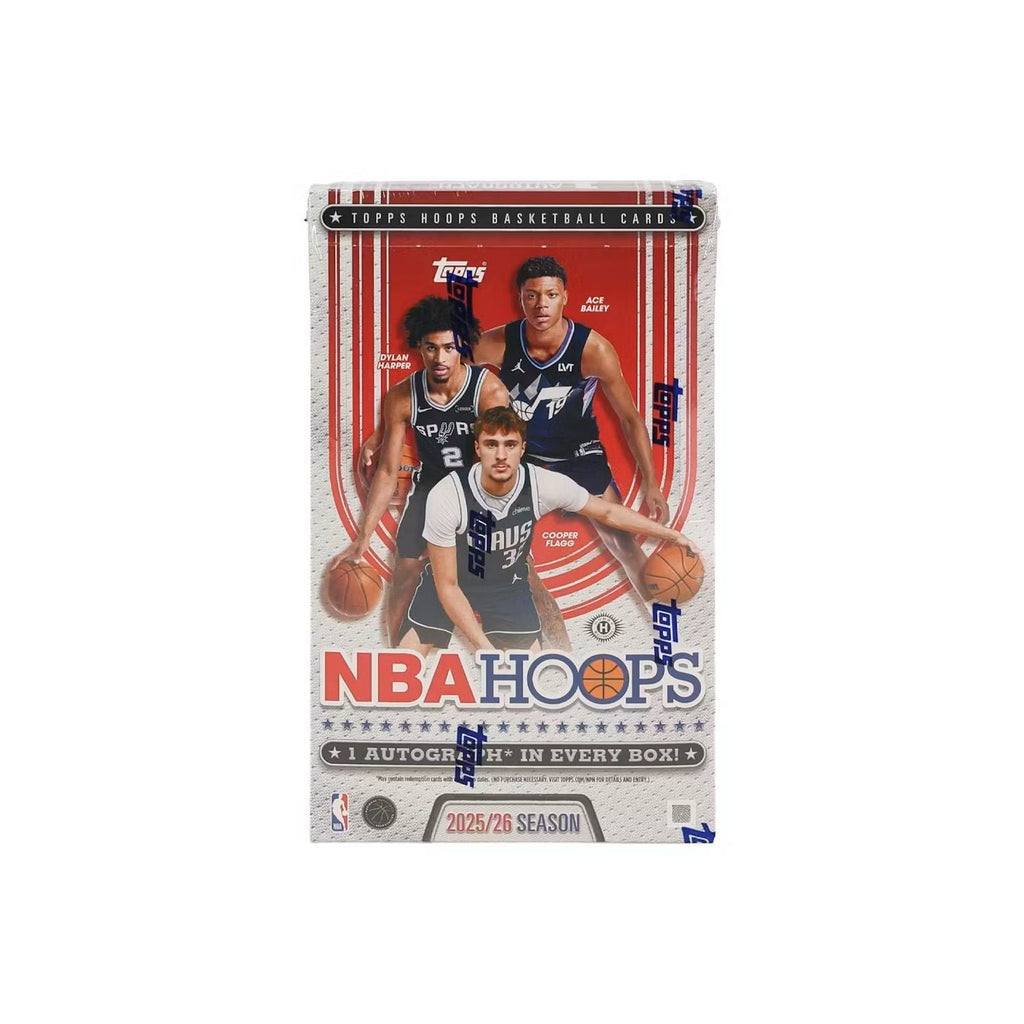 2025-26 Topps NBA Hoops Basketball Hobby Box
