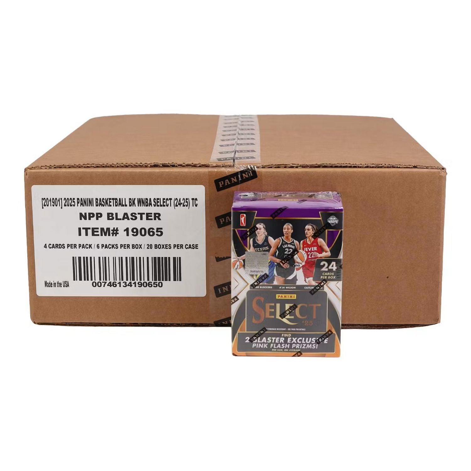 2025 Panini Select WNBA Basketball Blaster 20-Box Case