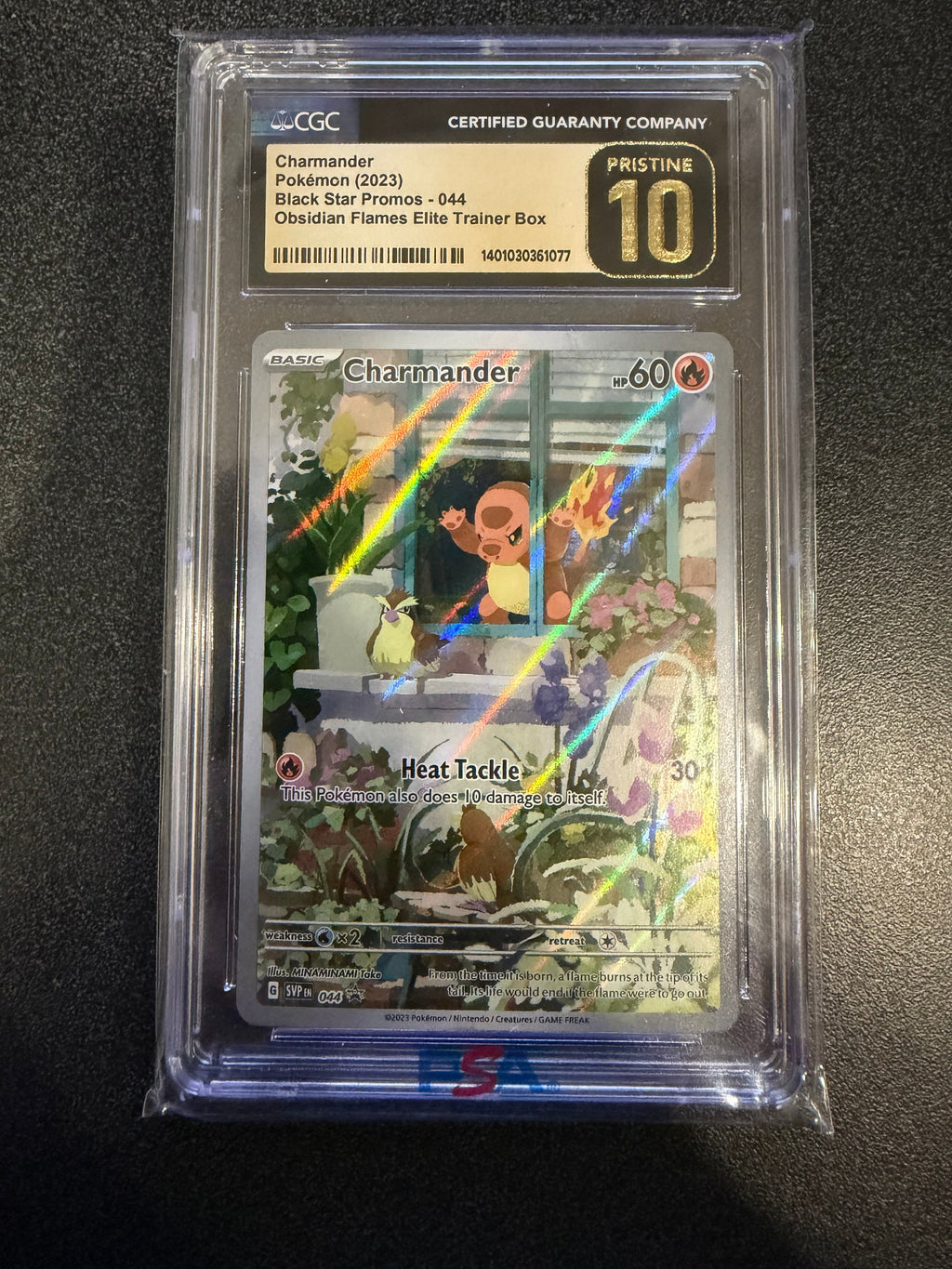 Pokemon: CGC Pristine 10 Charmander - 044