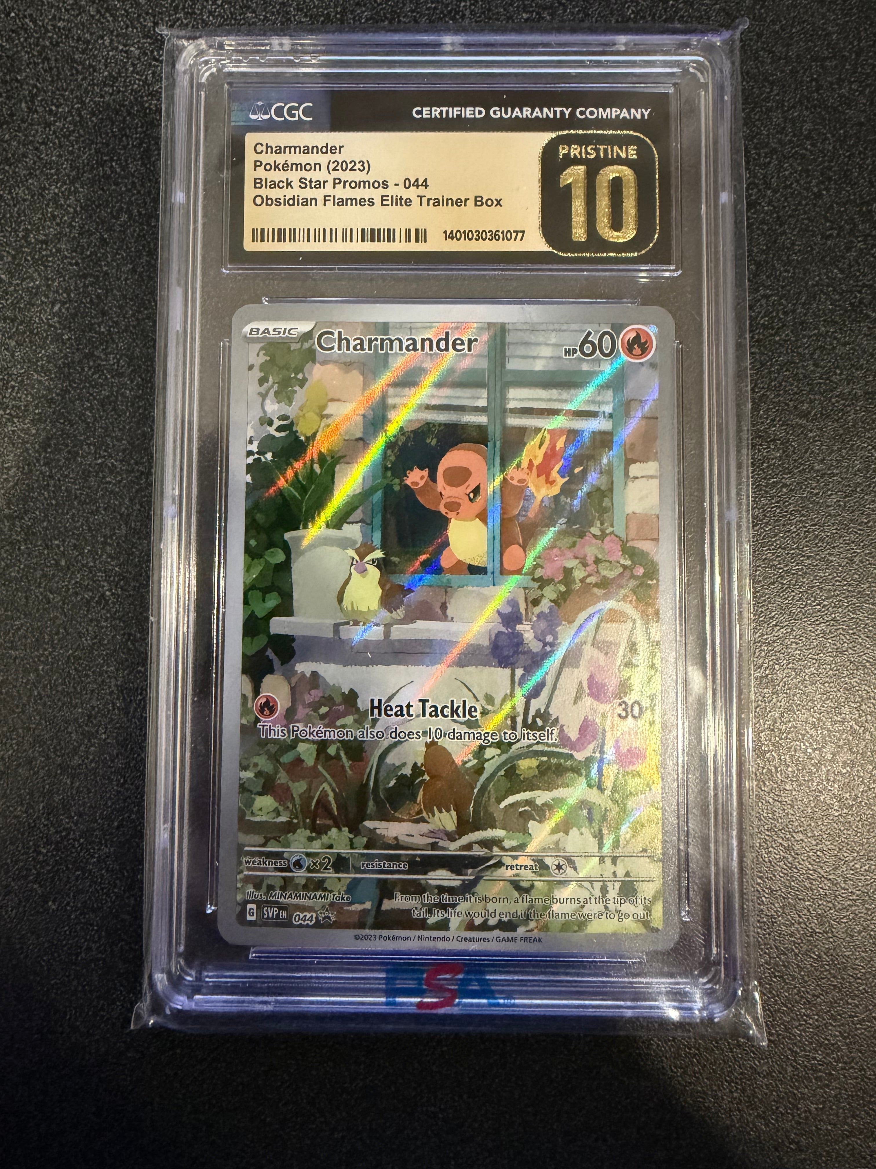 Pokemon: CGC Pristine 10 Charmander - 044