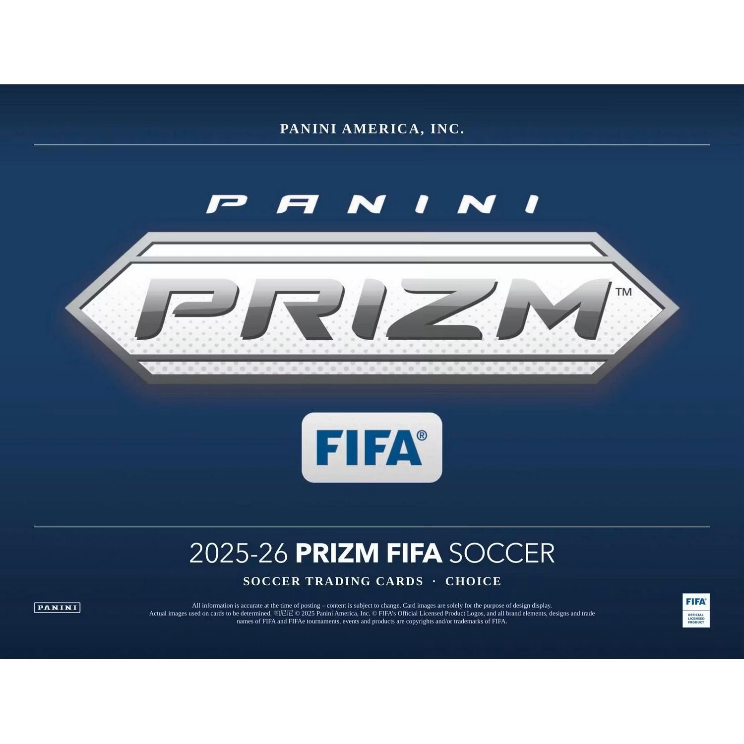 2025-26 Panini Prizm FIFA Soccer Choice Box