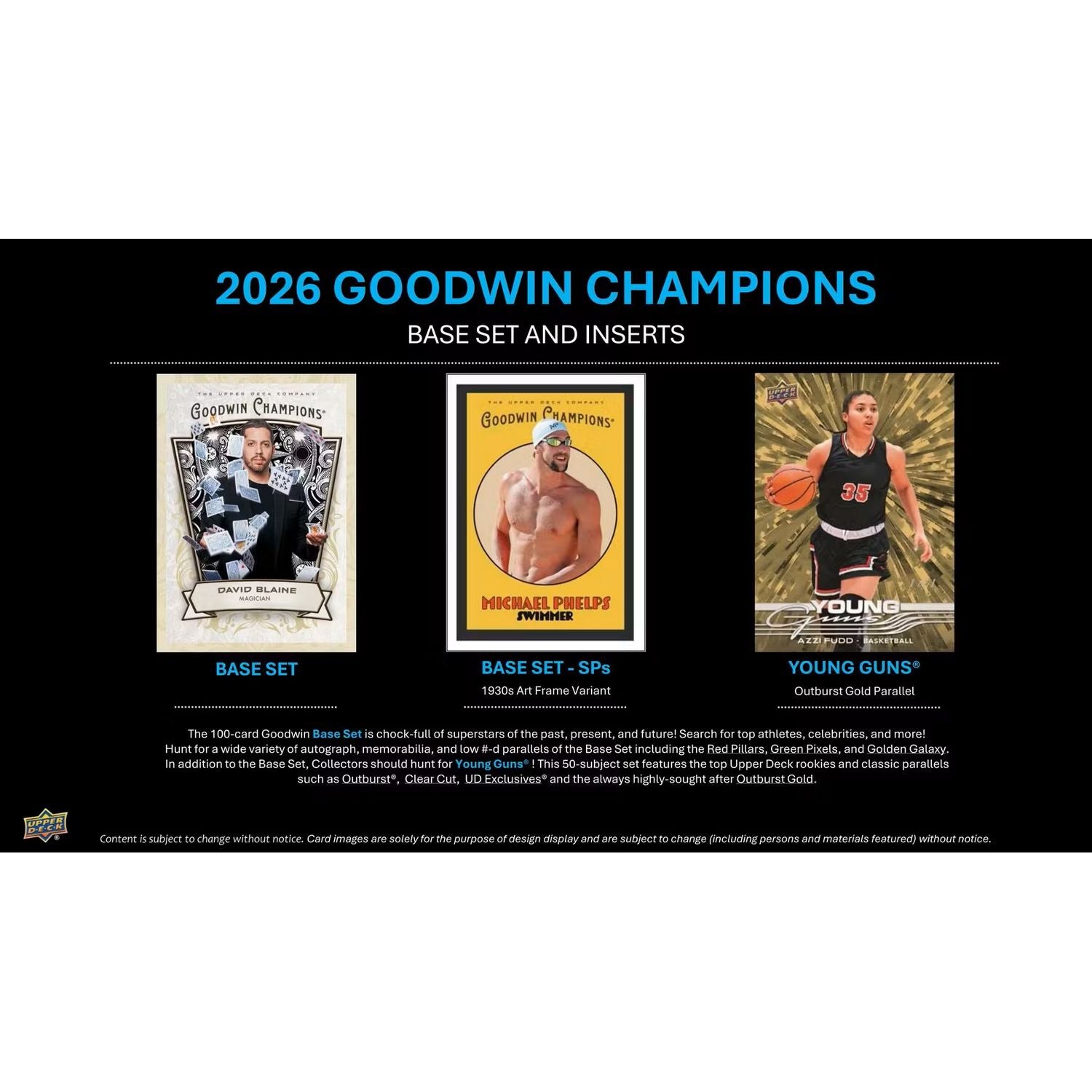 2026 Upper Deck Goodwin Champions Hobby Box *Contact Us To Order*