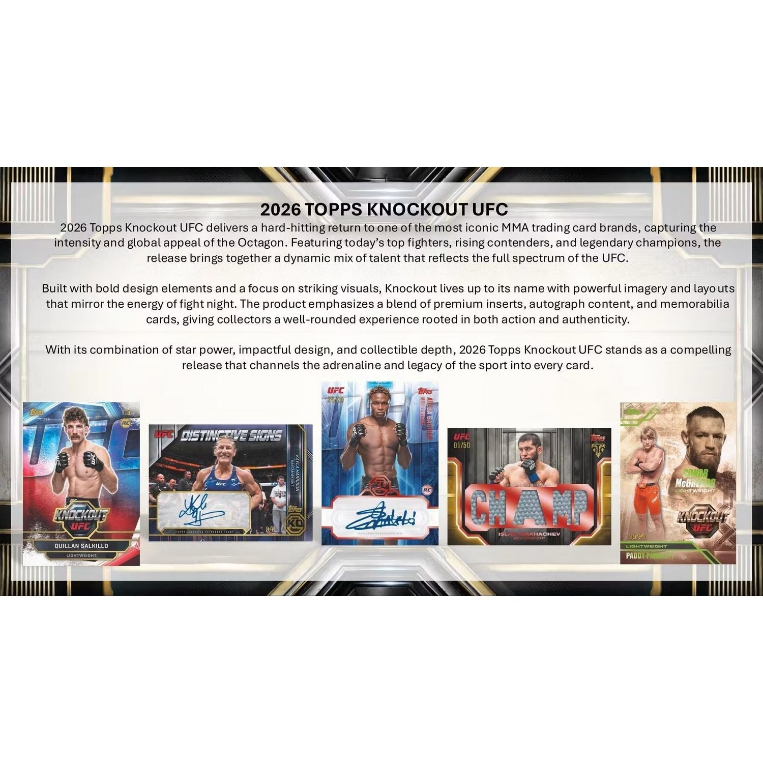 2026 Topps Knockout UFC Hobby Box