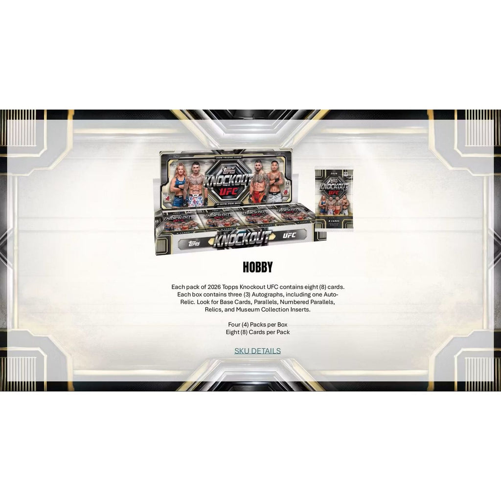 2026 Topps Knockout UFC Hobby Box