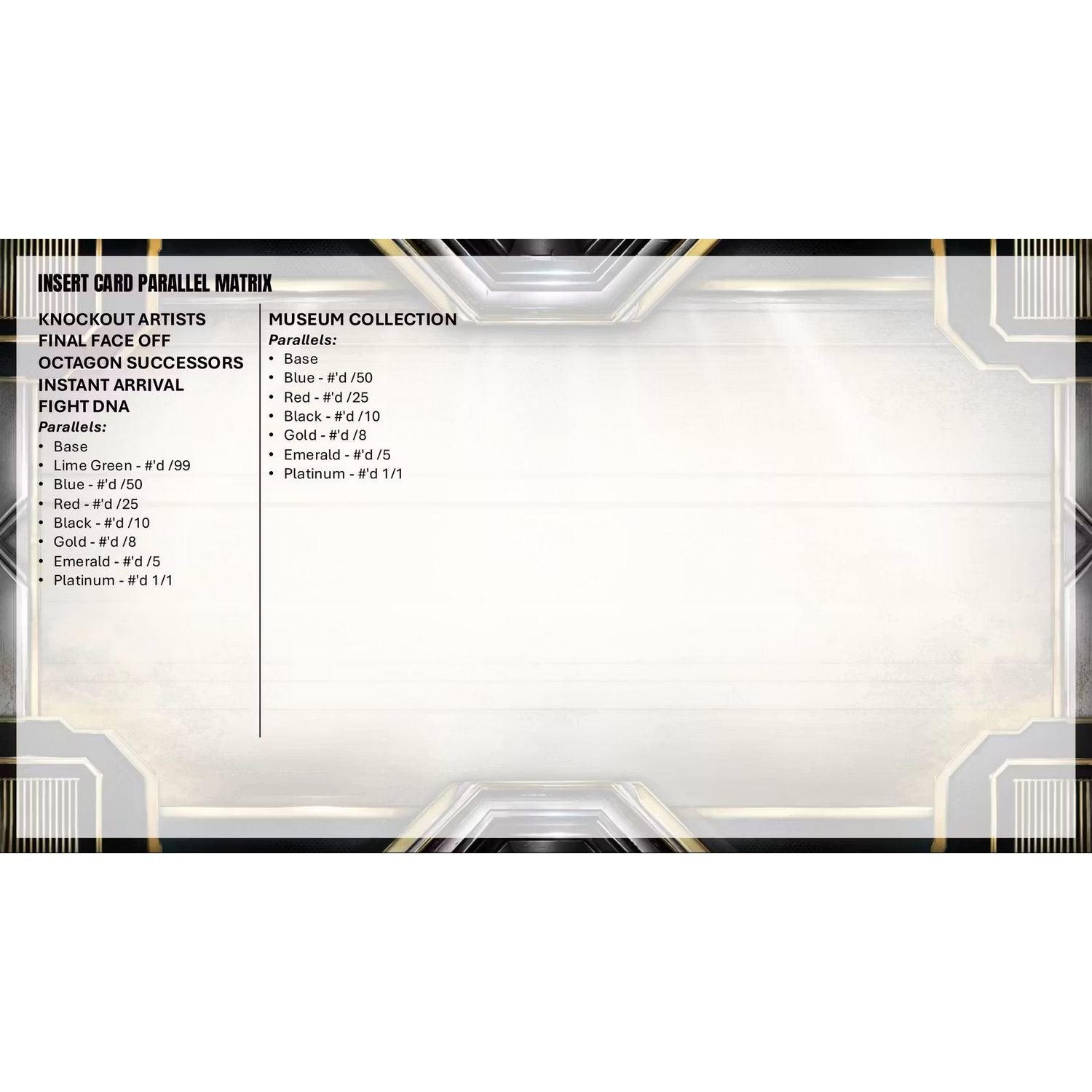 2026 Topps Knockout UFC Hobby Box
