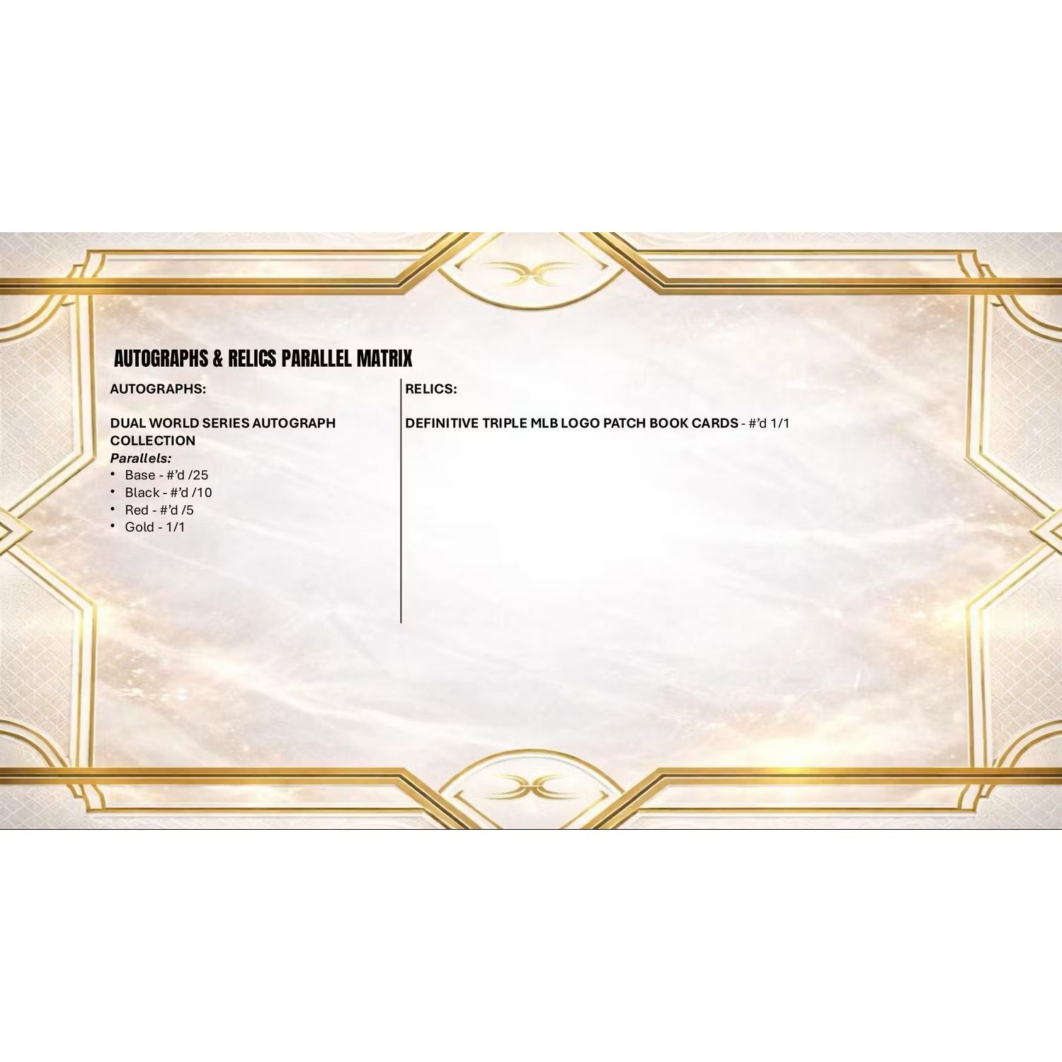2025 Topps Definitive Baseball Hobby 2-Box Case