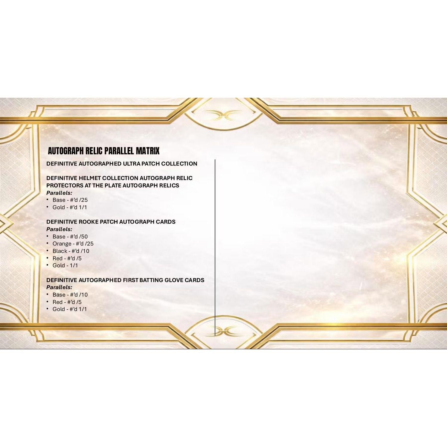 2025 Topps Definitive Baseball Hobby 2-Box Case