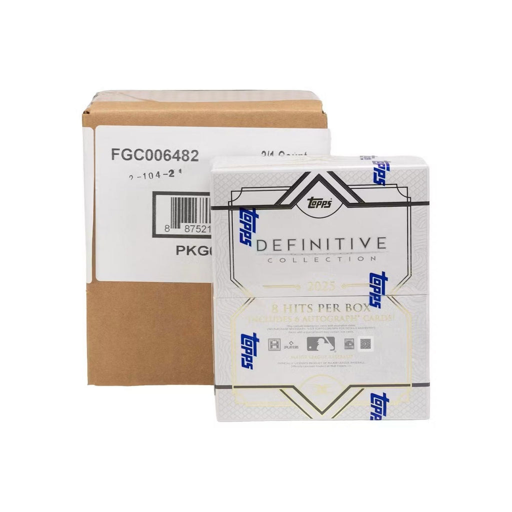 2025 Topps Definitive Baseball Hobby 2-Box Case