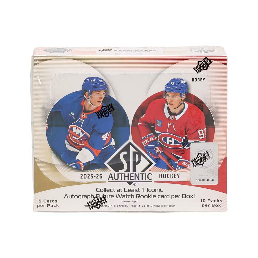 2025-26 Upper Deck SP Authentic Hockey Hobby Box *Contact Us To Order*