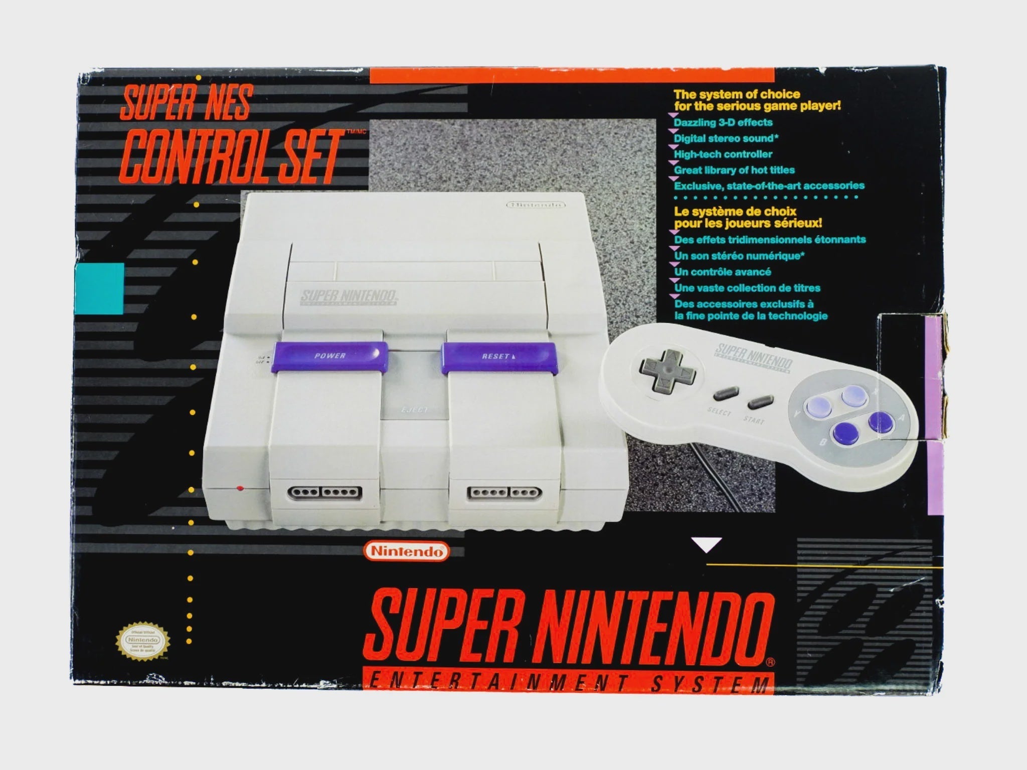 Super Nintendo System Console Control Set