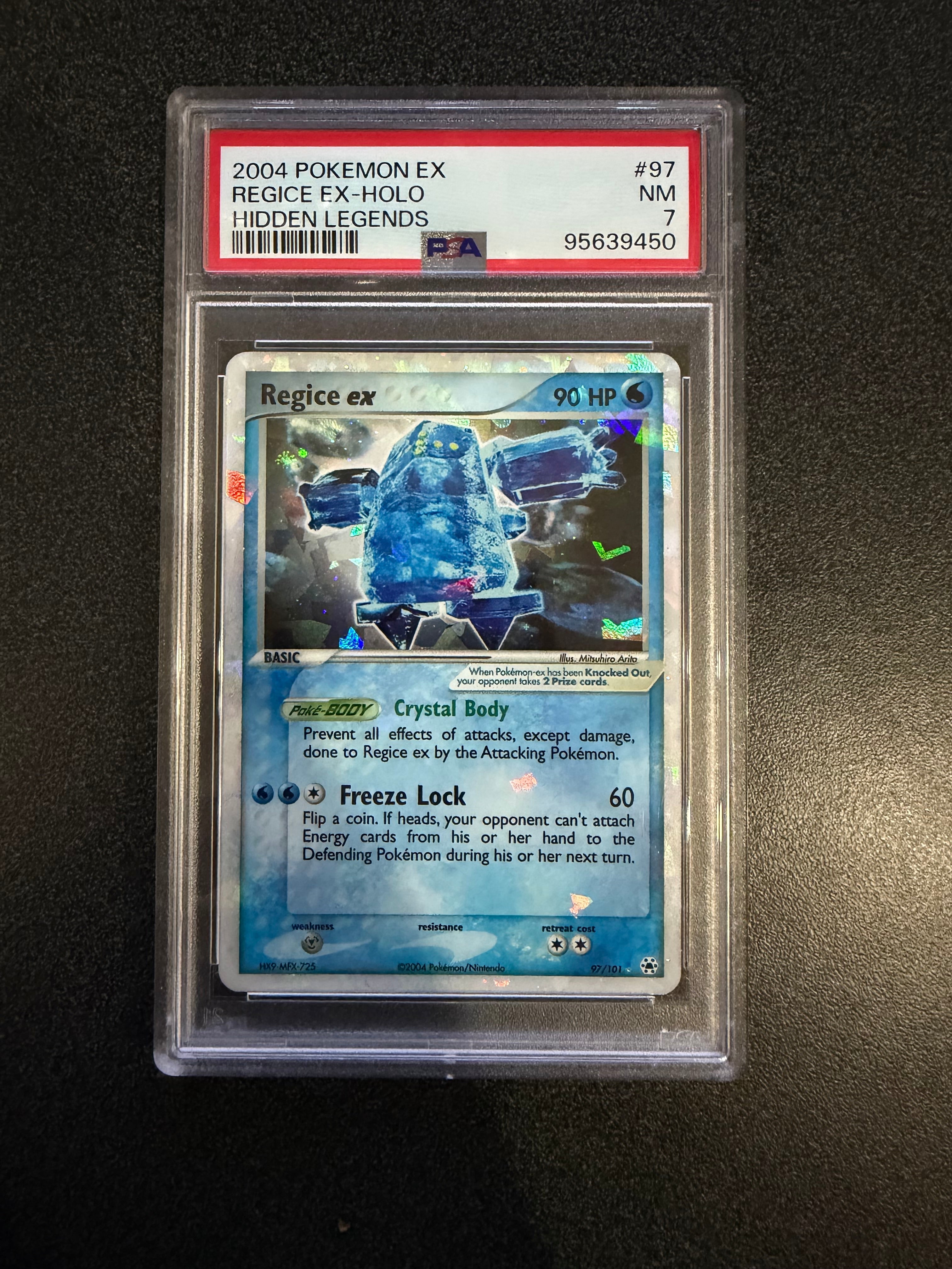 Pokemon: PSA 7 Regice ex - Hidden Legends