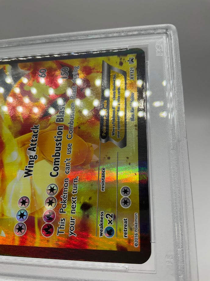 Charizard ex Pokemon Red & Blue Collection Black Star Promo Full Art #121 PSA 10