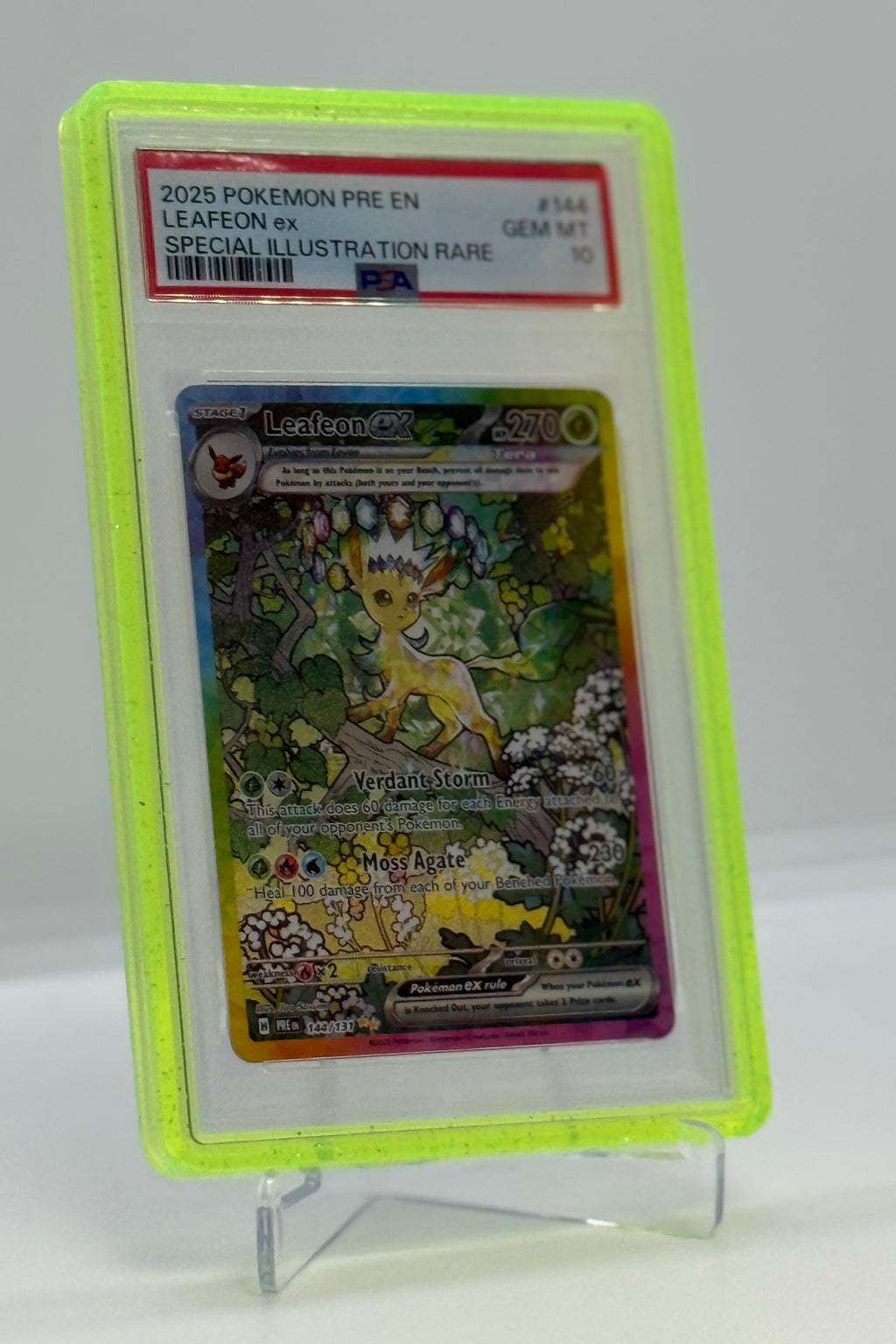 PSA 10 Leafeon ex SIR 144/131 Prismatic Evolutions