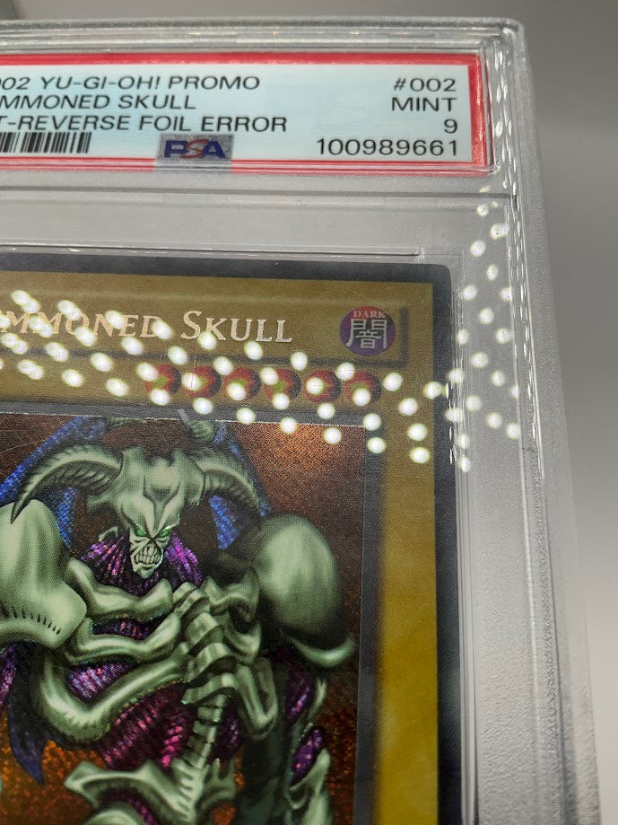 Summoned Skull Pokemon BPT Reverse Foil Error Promo #002 PSA 9