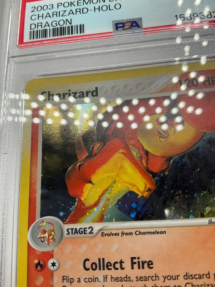Charizard Pokemon EX Dragon Holo #100 PSA 7