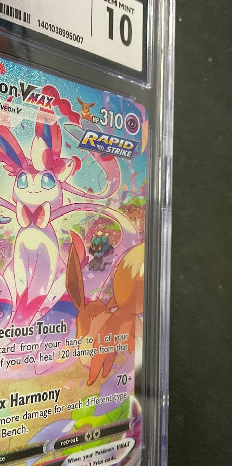 Sylveon VMAX Pokemon Evolving Skies #212 CGC 10