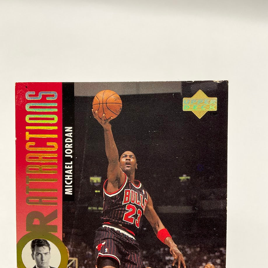 Michael Jordan / Charlie Sheen 1995-96 Upper Deck #339