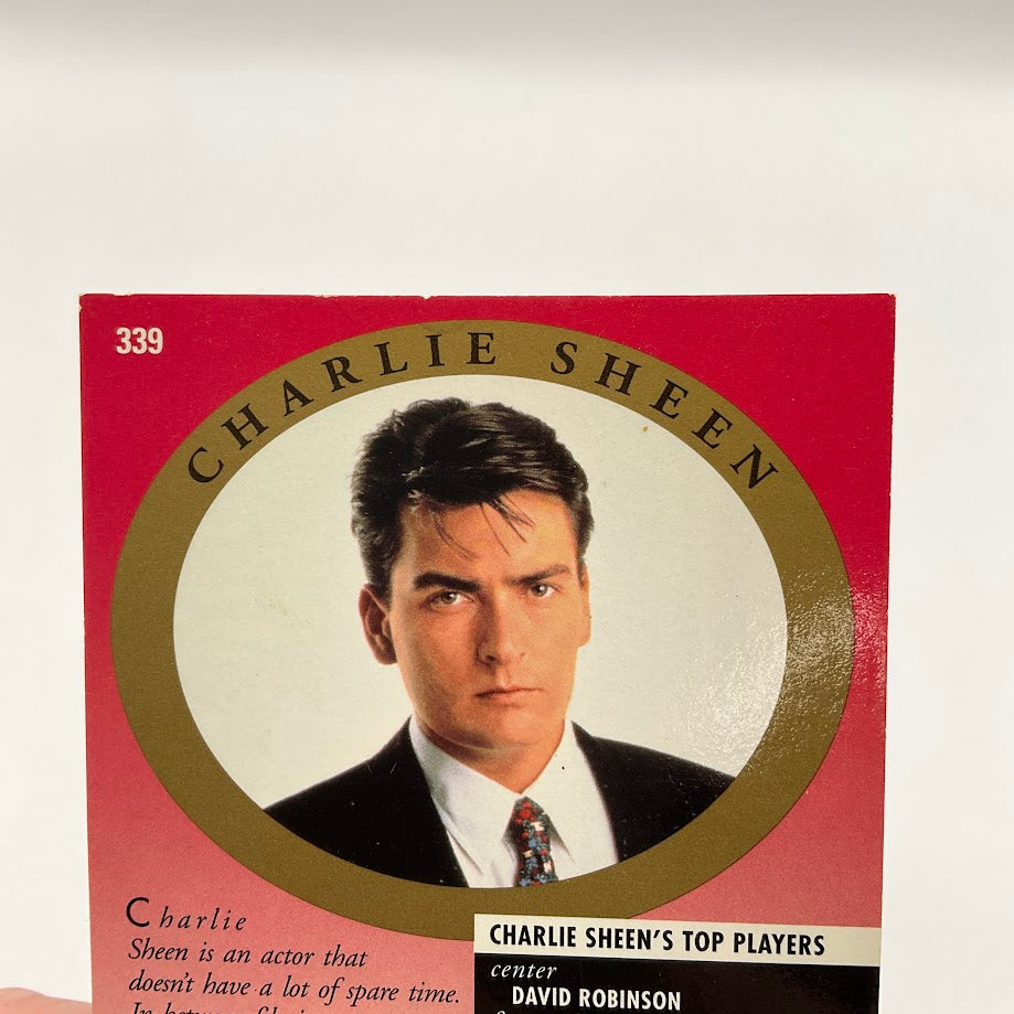 Michael Jordan / Charlie Sheen 1995-96 Upper Deck #339