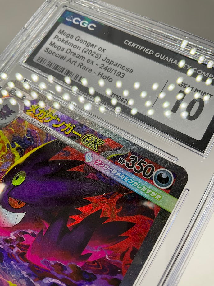 Mega Gengar ex Pokemon Mega Dream ex Special Art Rare Holo Japanese #240 CGC 10