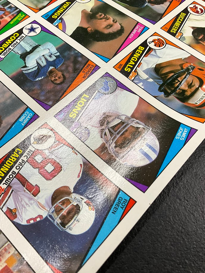 1984 Topps Football Full Set Uncut Sheets *See All Photos & Description*