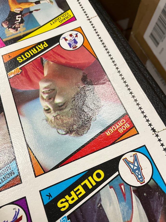 1984 Topps Football Full Set Uncut Sheets *See All Photos & Description*