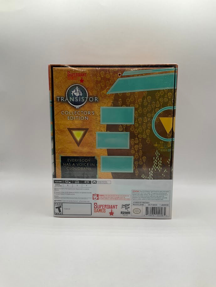 Transistor [Collector's Edition] Nintendo Switch Sealed