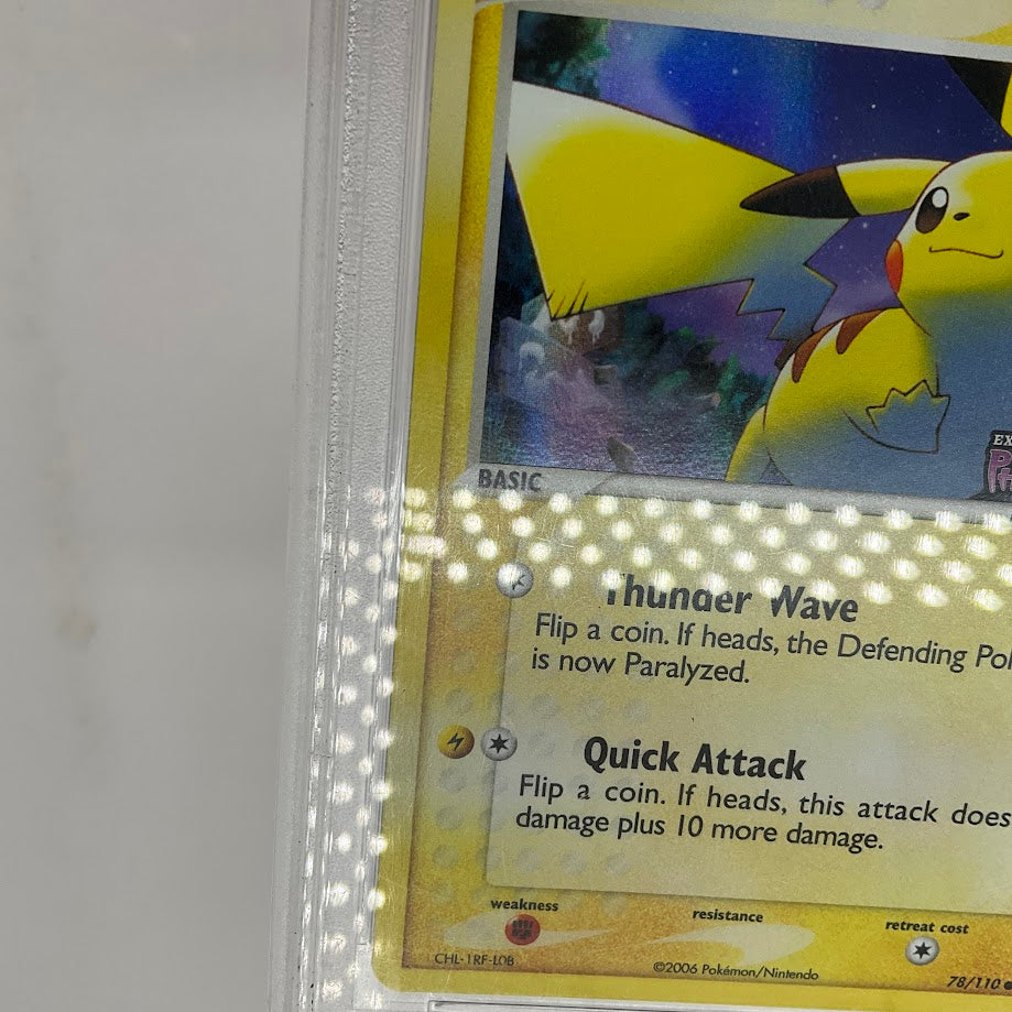 Pikachu Pokemon Holon Phantoms Reverse Holo #78 PSA 9