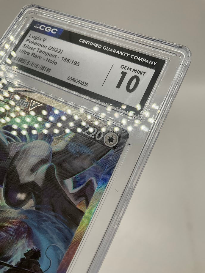 Lugia V Pokemon Silver Tempest Ultra Rare Holo #186 CGC 10