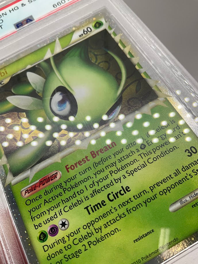 Celebi Pokemon Triumphant Holo #92 PSA 10