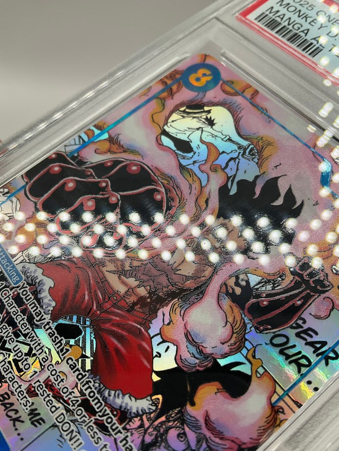 Monkey D Luffy One Piece Card Game OP11 Manga Alternate Art #118 PSA 9