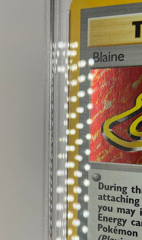 Blaine Pokemon Gym Challenge Holo 1st Edition #17 PSA 9
