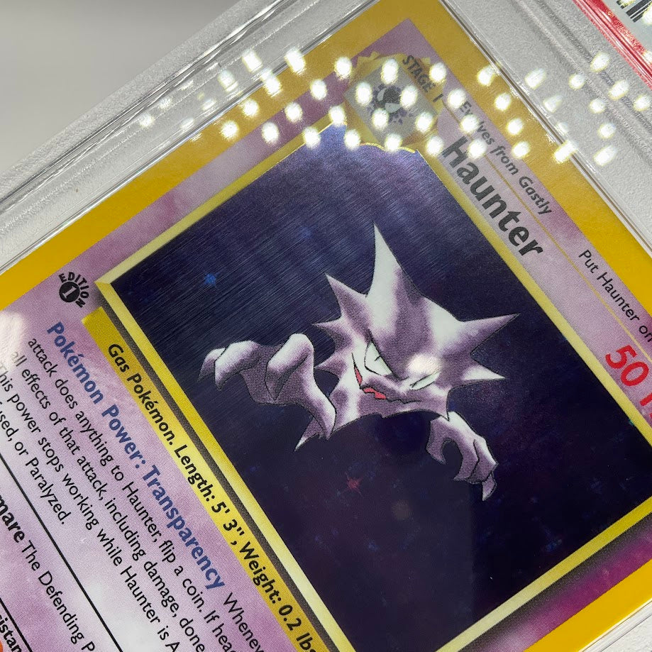Haunter Pokemon Fossil Holo 1st Edition #6 PSA 9