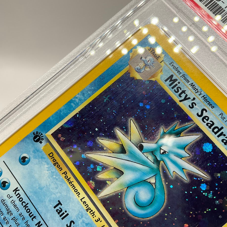 Misty's Seadra Pokemon Gym Heroes Holo 1st Edition #9 PSA 9