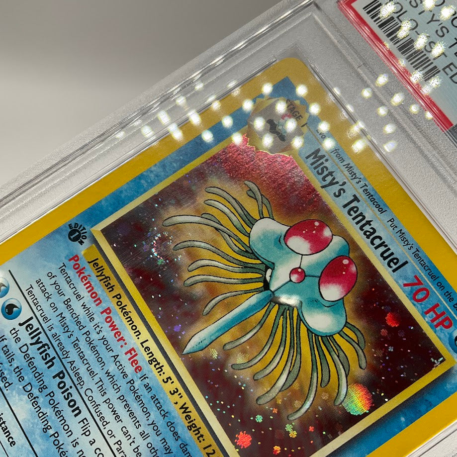 Misty's Tentacruel Pokemon Gym Heroes Holo 1st Edition #10 PSA 9