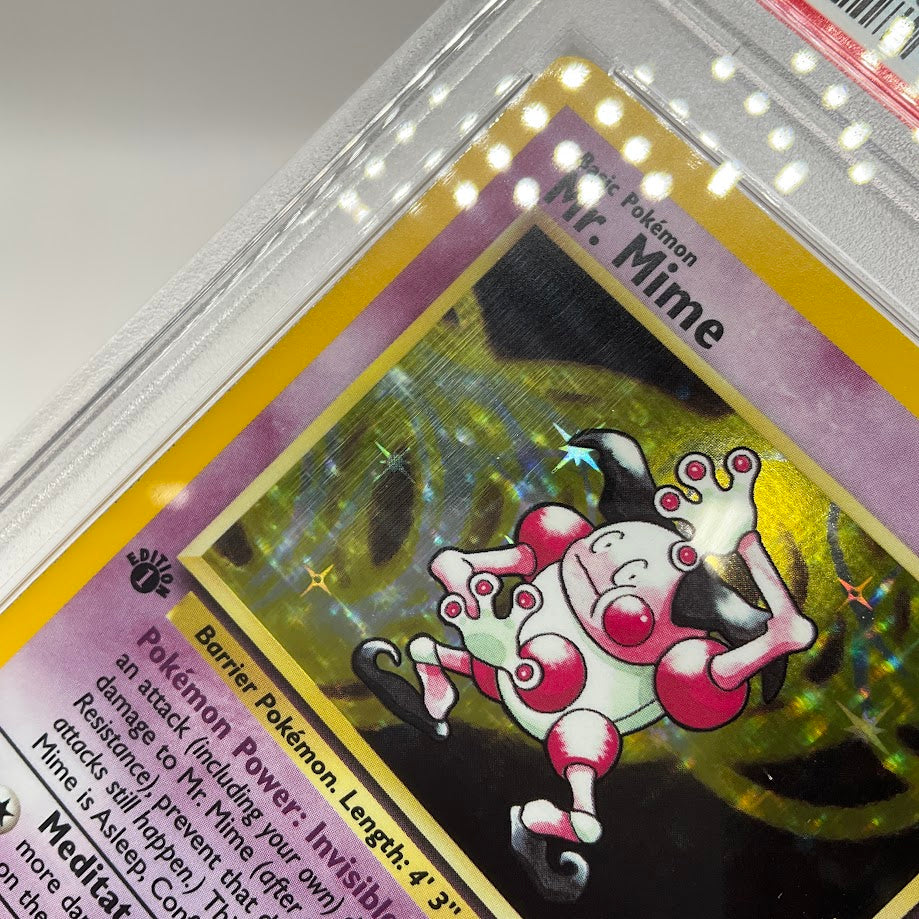 Mr. Mime Pokemon Jungle Holo 1st Edition #6 PSA 9