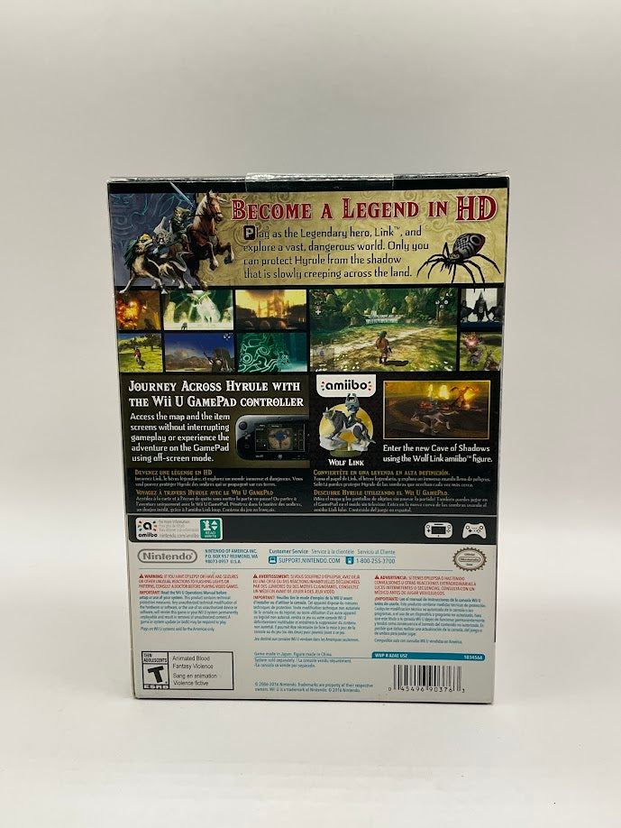 The Legend of Zelda Twilight Princess HD [Amiibo Bundle] Wii U Sealed