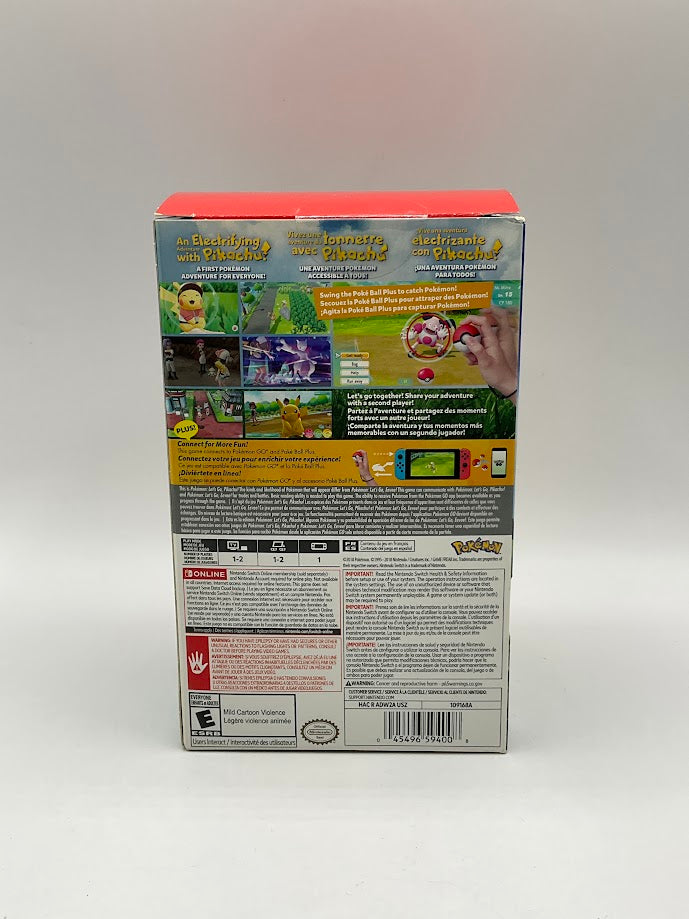 Pokemon Let's Go Pikachu [Poke Ball Plus Pack] Nintendo Switch Sealed