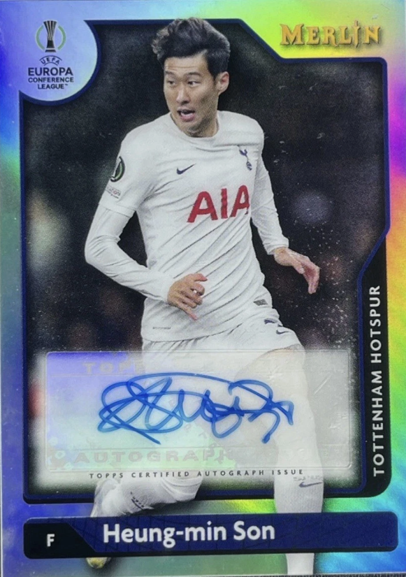 Heung-min Son - Autographed Memorabilia Signed Card Auto - Sports Card Single (Randomly Selected, May Not Be Pictured)